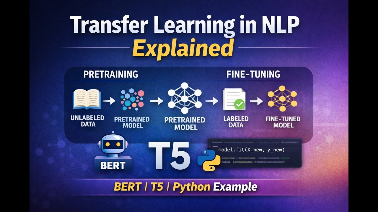 Transfer Learning in NLP Explained (with BERT, T5 & Simple Python ...