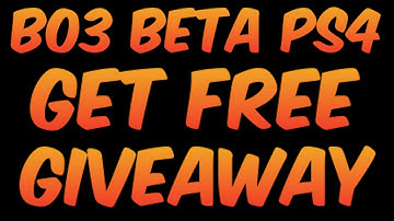 BO3 BETA PS4 VS XBOX- HOW TO GET FREE - GIVEAWAY