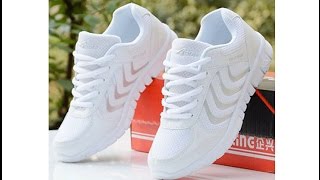 Распаковка кроссовки с aliexpress белые, легкие, для спортзала Распаковка кроссовки с aliexpress белые, легкие, для спортзала