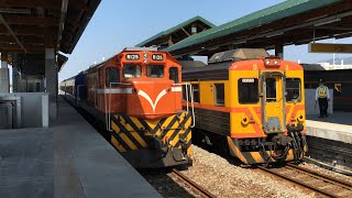 3671次普快車加祿站待避307次DR3000型柴聯自強號+交會372次DR2900/3000型柴聯自強號全記錄