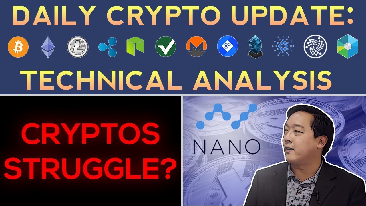 Cryptos Struggle? + Charlie Lee Litecoin Nano Drama!!! (Daily Update)