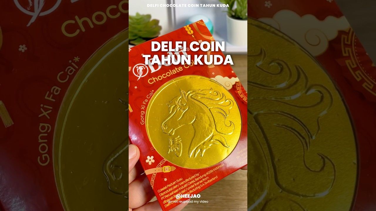 Delfi Chocolate Coin Imlek Tahun Kuda