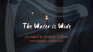 What's in the Water | The Water is Wide Halloween Harp Solo | Harp Sheet Music