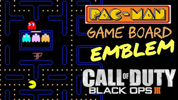 Pac Man Emblem Black Ops 3 How to Make