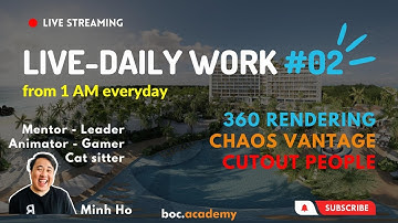 LIVE-DAILY WORK #02 - 360 RENDERING & CUTOUT PEOPLE