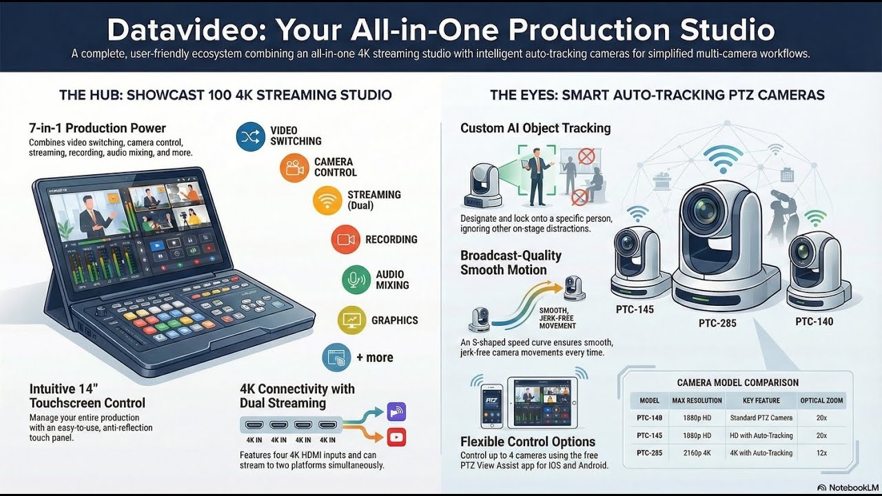 Datavideo Ecosystem: Your All-In-One Production Studio