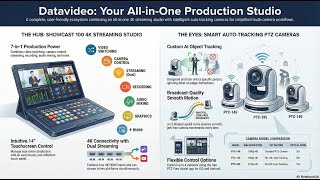 Datavideo Ecosystem Your All-In-One Production Studio