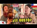 Probamos COLA DE MONO tras cenar comida chilena | Indio Pícaro sorprendió a JAPONESA!