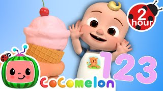 Ice Cream Song 🍦+ More CoComelon Nursery Rhymes and Kids Songs | Learning | ABCs 123s