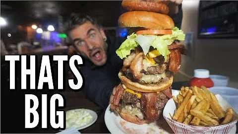 HUGE 6-PATTY CHEESEBURGER CHALLENGE IN WEST VIRGIN...