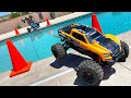 RC Car EXTREME Tug of War Battle Across the Swimming Pool