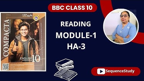CLASS 10 bbc  compacta | Module-1  HA-3 |  SOLVED & EXPLAINED