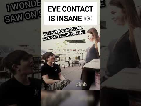 the eye contact