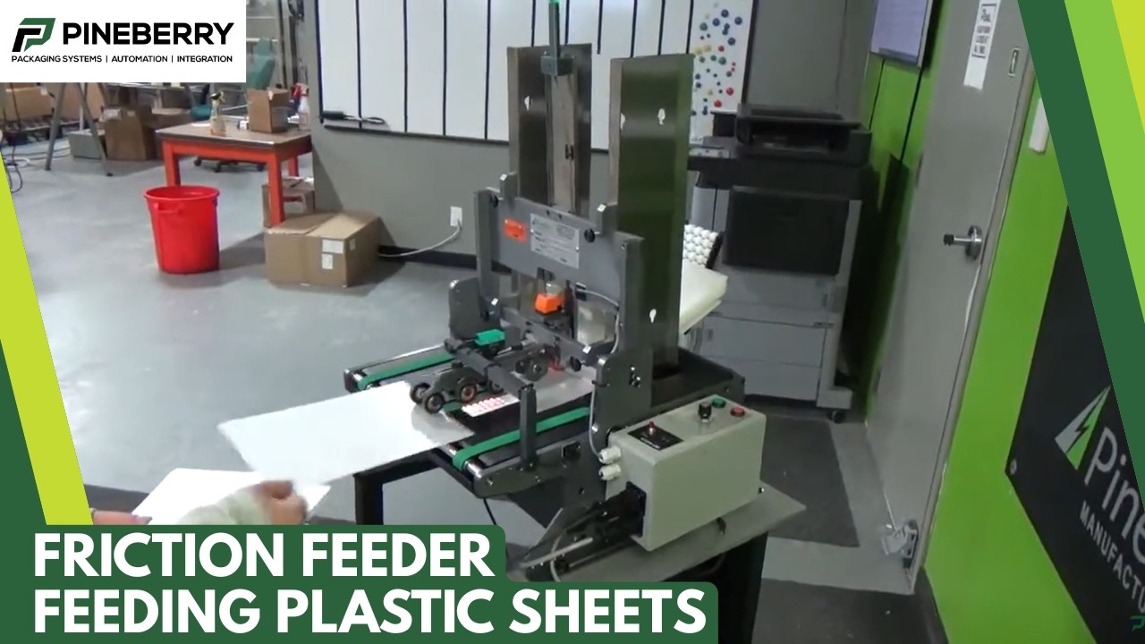 Pineberry HSF 12 Friction Feeder - Feeding Plastic Stock Sheets
