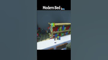 Minecraft Modern Bed 🛏️ #gaming #minecraft #viral #trending #shorts #youtube #foryou #youtubeshorts