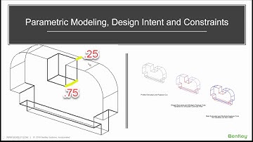 1 - MicroStation: Parametric Modeling: Design Intent & Constraints, Live SIG Excerpt, Feb 26 2019