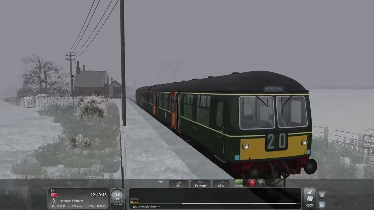 The Buchan Line - Peterhead to Aberdeen in Winter