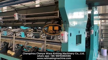 Changzhou Chenye Shade Net Machine — Advanced Warp-Knitting in Action