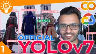 Run Official YOLOv7 Object Detection on Images, Video & WebCam in Google Colab| 4K