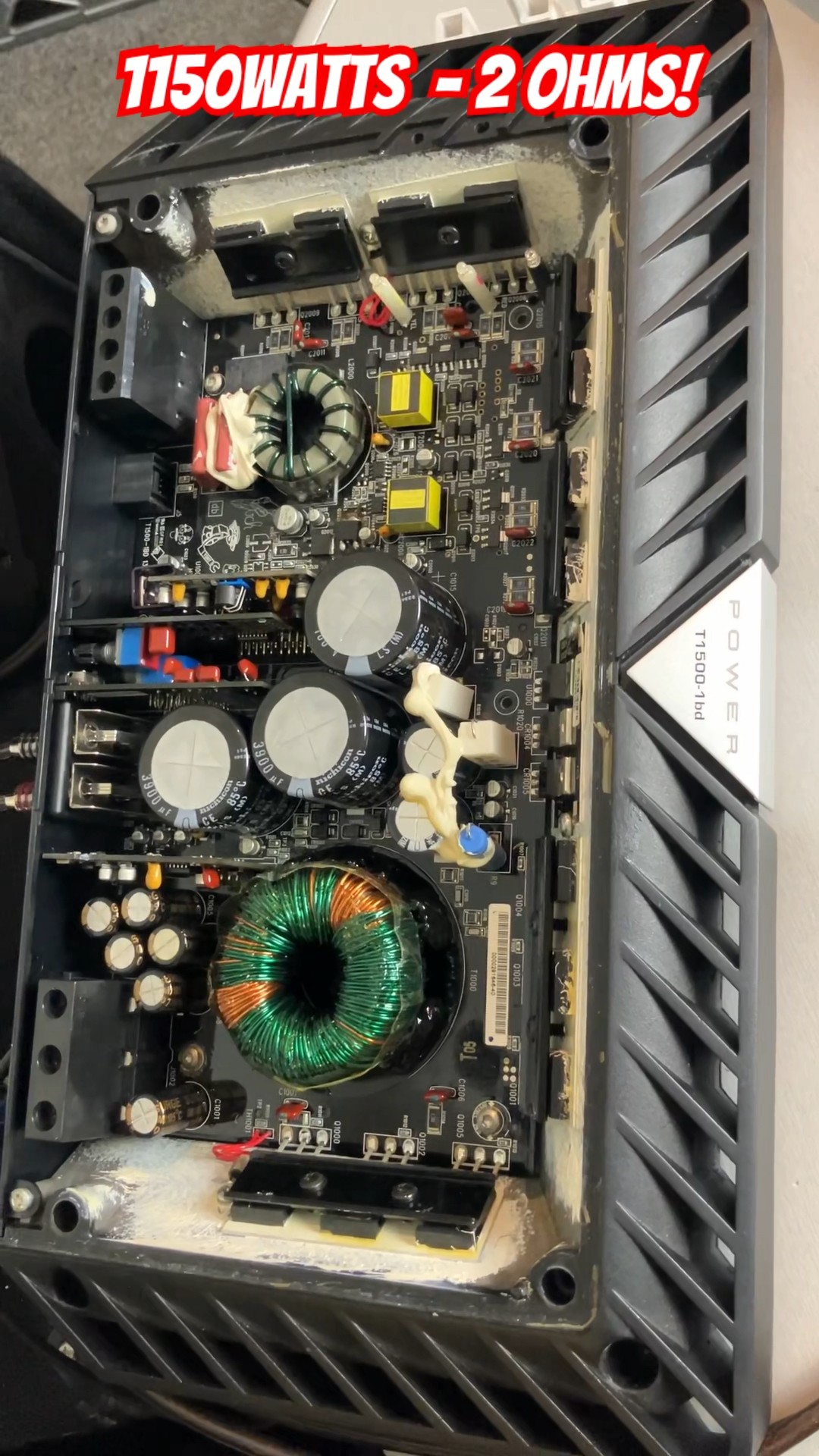 Rockford Fosgate Power T1500-1bd repair update! #caramplifier