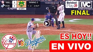 Yankees vs. Dodgers en vivo, donde ver, a que hora juega Juego 5 Serie Mundial 2024 La FINAL MLB hoy
