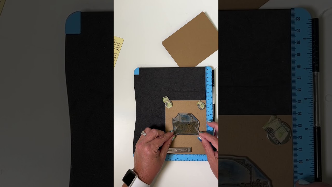 White Ink + Sentiment Strip