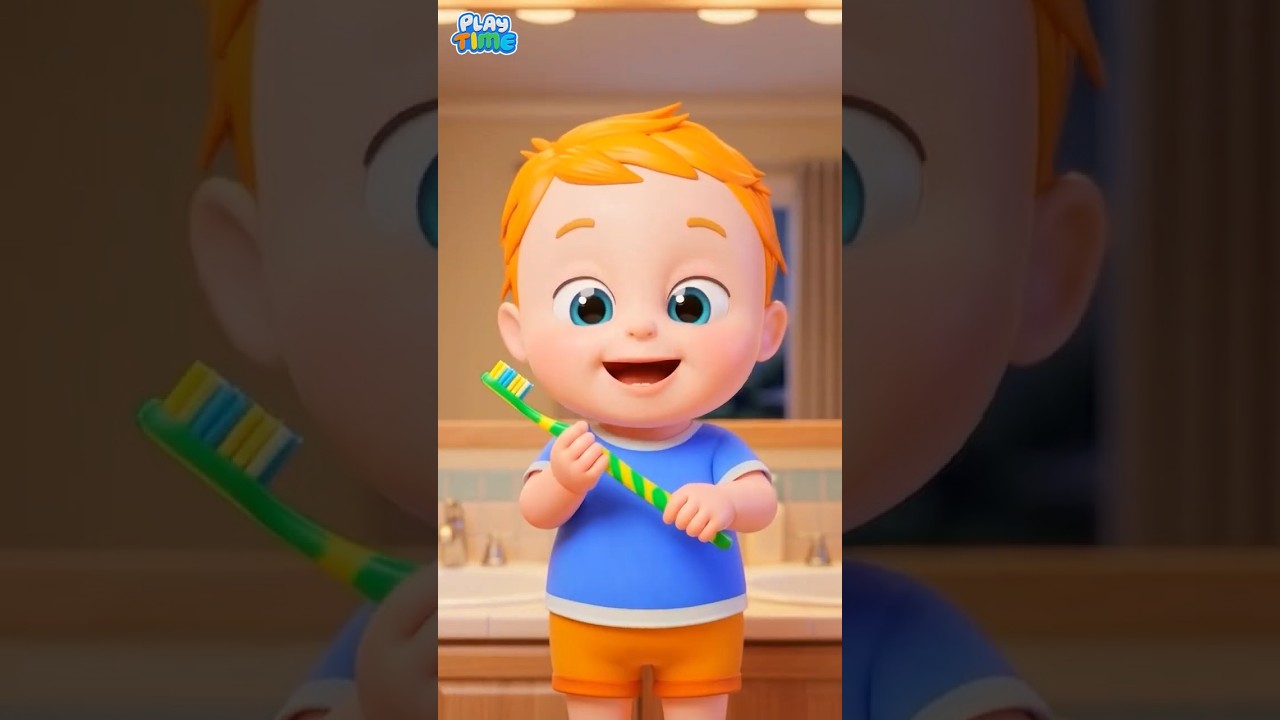 Mommy Teaches How To Brush Your Teeth | Dentist Song | Loose Tooth | Nursery Baby Cartoon  #shorts