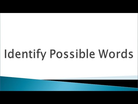 Identify Possible Words | Logic Building Problems | Placement Questions | Java Code