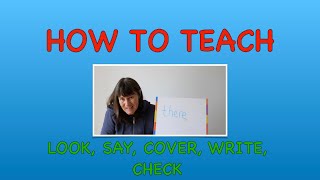 How to teach spellings effectively using Look, say, cover, write, check - sight words by Learning with Lisa 779 views 8 months ago 4 minutes, 50 seconds