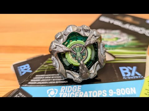 DIADEM axsis98 3本セット　バラ売り可能 Triceratops Spiky 9-80GN Beyblade X RIDGE TRICERATOPS - YouTube