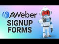 How To Create an AWeber Email Signup Form