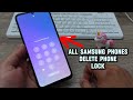 All Samsung Phones, Delete Pin, Pattern, Password Lock.