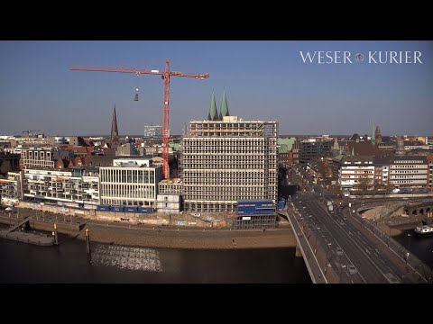 Zeitraffer: Neubau Stammsitz Kühne+Nagel in Bremen