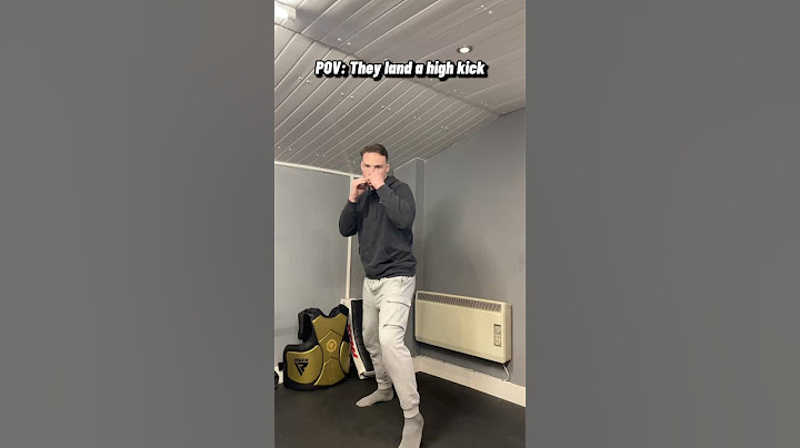 How to defend the head kick