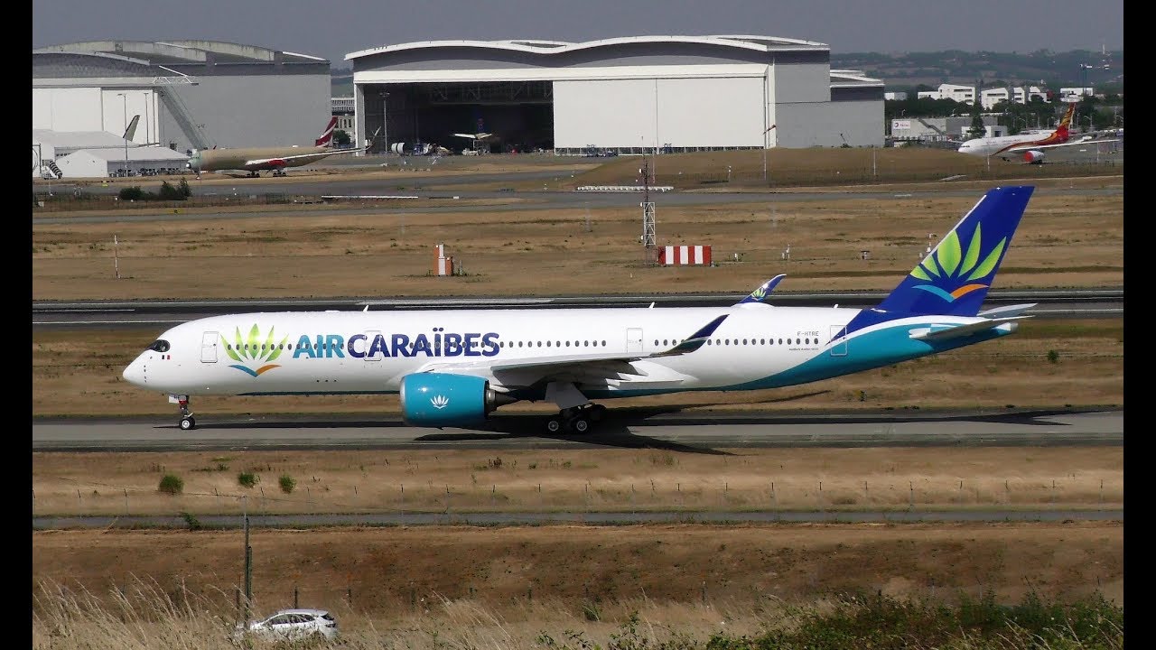 Airbus 350 900 Air Caraïbes F HTRE convoyage vers Orly 25 Juillet 2019