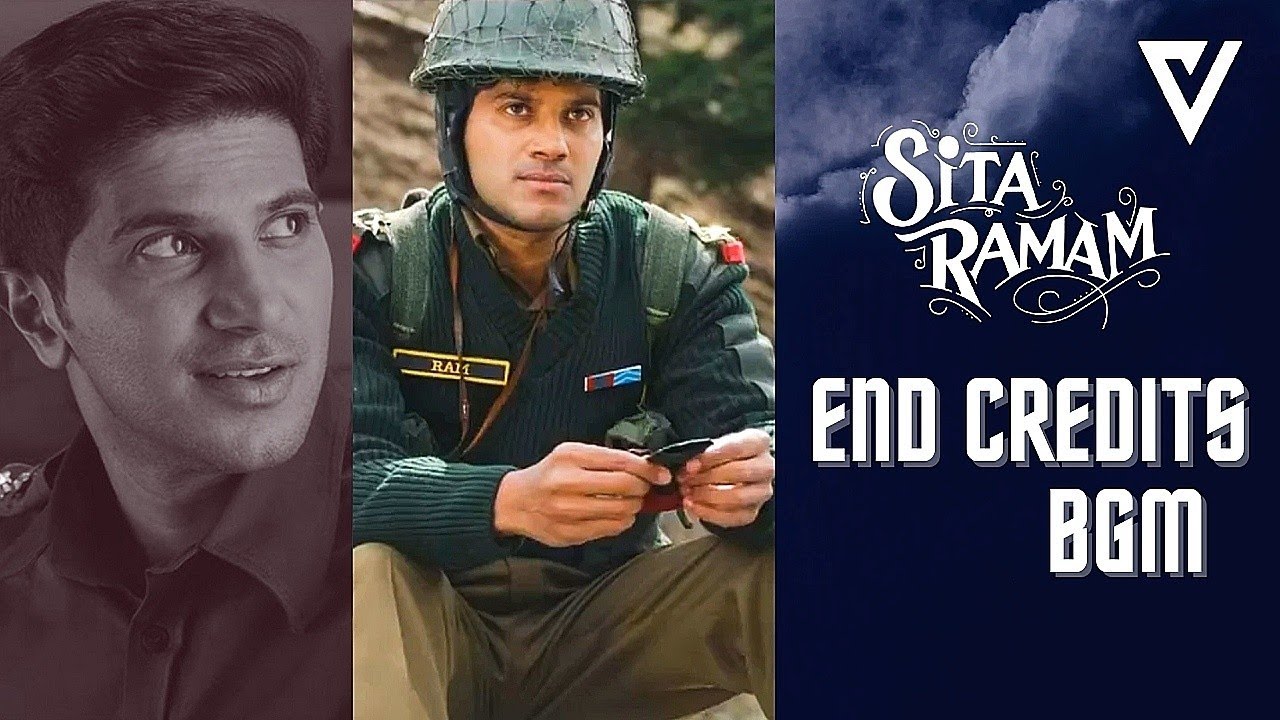 Sita Ramam End Credits BGM Dulquer Salmaan Mrunal Thakur