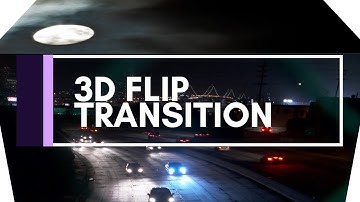 After Effects Tutorial | 3D Flip Transition