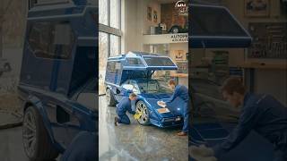 De Lamborghini Oxidado a Motorhome de Lujo Futurista 😱🚐✨ #mm #TransformaciónViral #MotorhomeLuxury
