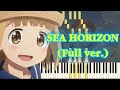 [Houkago Teibou Nisshi OP] : SEA HORIZON (Full ver.) Piano Arrangement