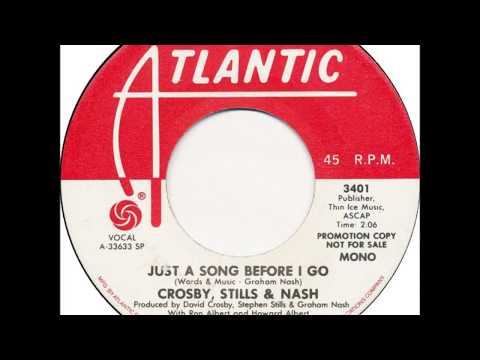 Crosby Stills and Nash Just A Song Before I Go HQ Remastered Extended Version