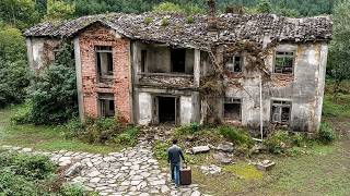 While his parents were on vacation, the son secretly renovated the old house to surprise them.