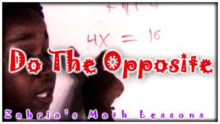Two Step Equations in Algebra: Zahria's Math Lessons