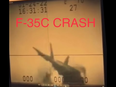 F-35C crash on USS Carl Vinson - South China Sea