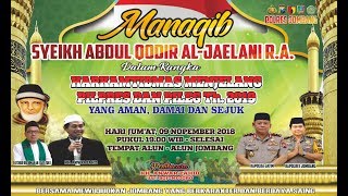 POLRES JOMBANG --- MANAQIB SYEIKH ABDUL QODIR AL-JAELANI R.A -- KH. ANWAR ZAHID