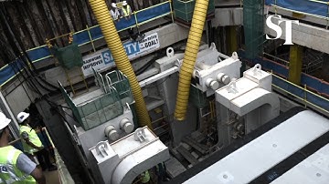 First rectangular tunnel-boring machine for Havelock MRT station