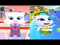 Talking Tom Jetski 2 VS Talking Tom Jetski 3 Talking Angela Gameplay