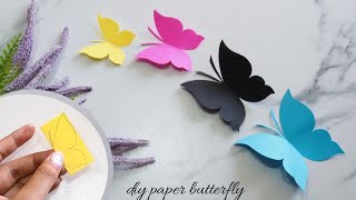 How to make paper Butterfly Very Easy 🦋 / Butterfly making with paper / DIY crafts