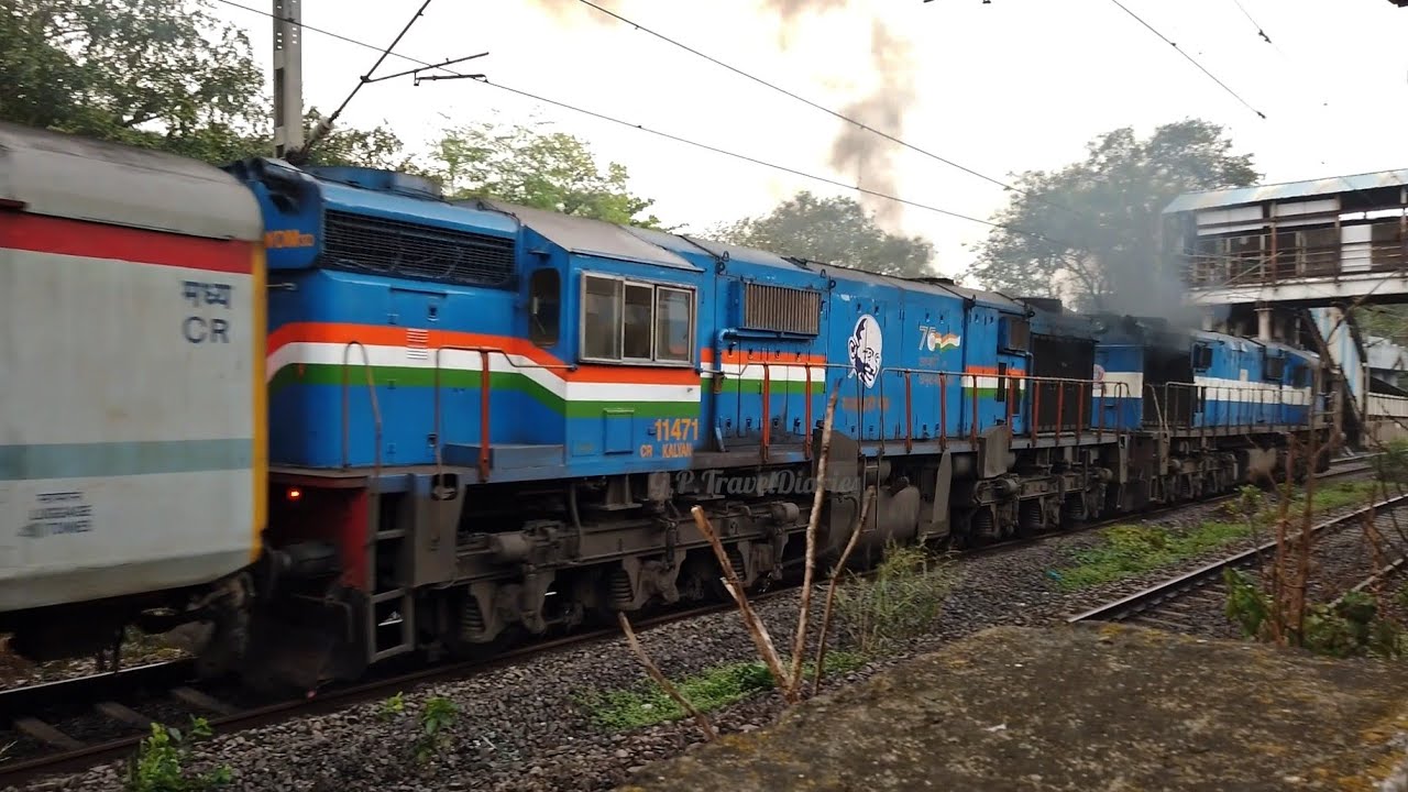 A calm evening spent with trains at Vikhroli YouTube