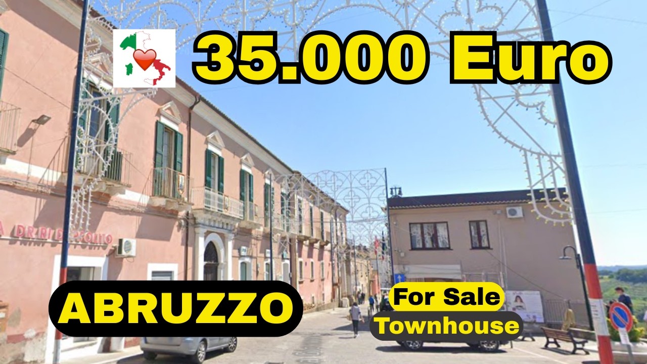 Абруццо Поллутри, провинция Кьети, таунхаус 35 тыс., 4 этажа [близко к морю] 90 кв.м/1000 кв.футов