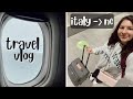 leaving italy for a month! *TRAVEL VLOG*